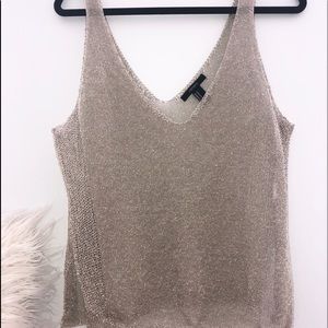 Gold Forever 21 Top